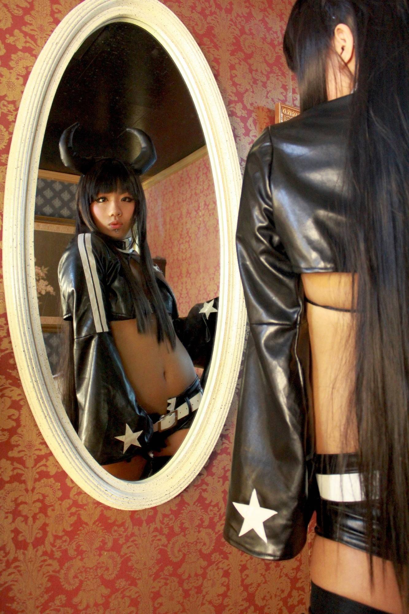 [Cosplay] Black Rock Shooter Small tits Cosplayer